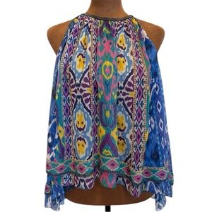 NWT ZARA - gorgeous flowy sheer tank blouse XS